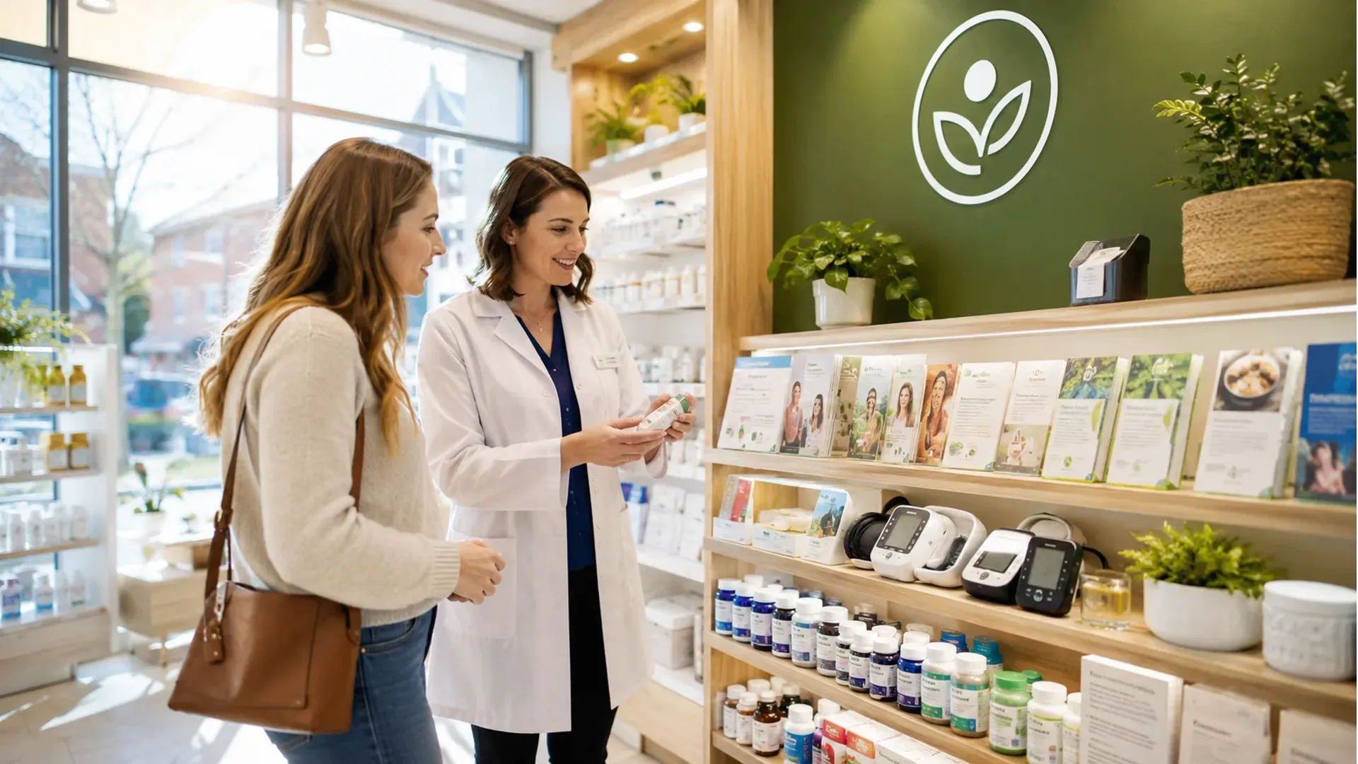 Healthy living advice at the pharmacy
