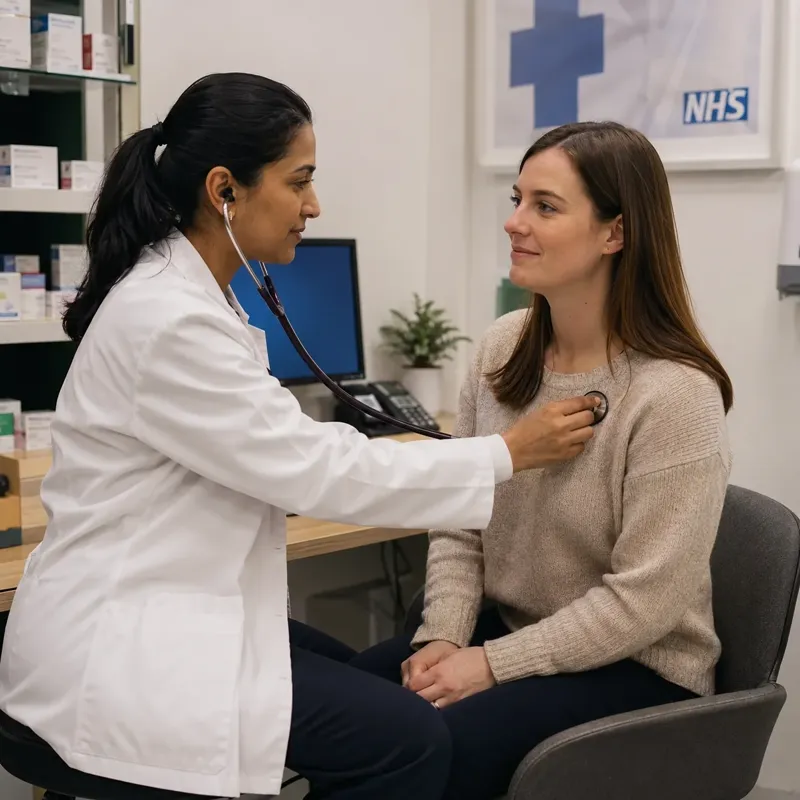 NHS Pharmacy First consultation at the pharmacy